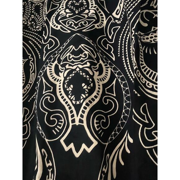 Dressbarn Skirt Womens 3XL NEW Westport Maxi Black Rayon Summer Flowy Pull On - Picture 10 of 11